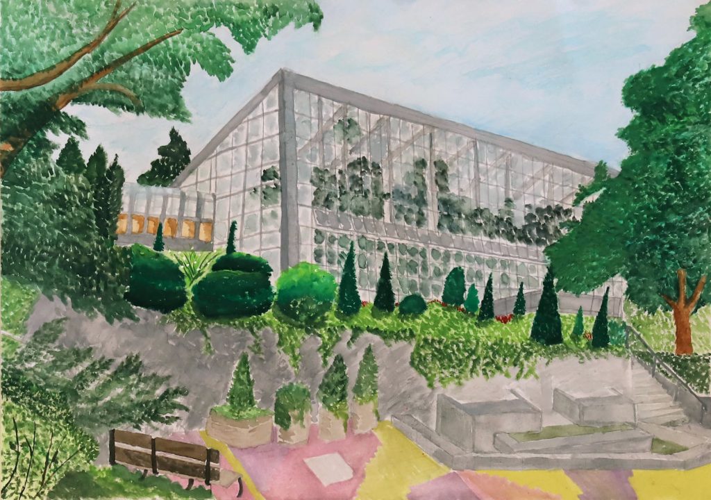 「保内植物園」一ノ木戸小学校　６年　横山　蒼